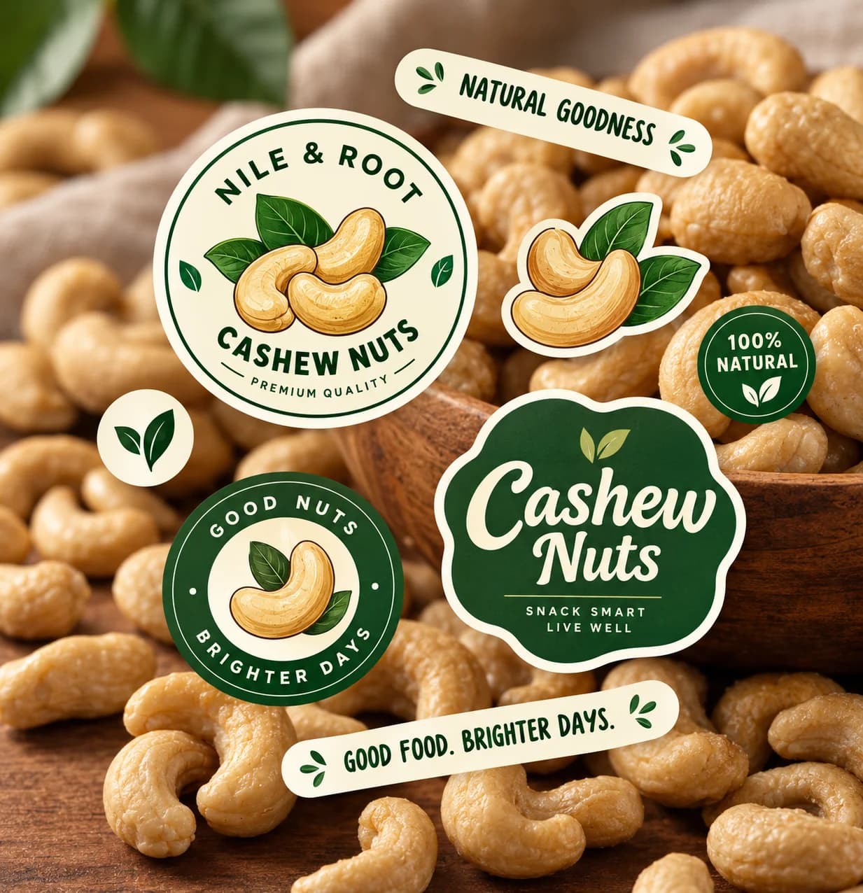 Creative brand materials and printed assets